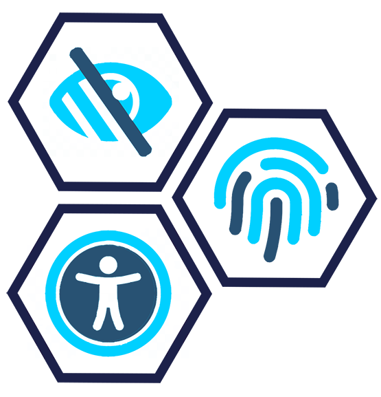 Icons: Low Vision, Touch, Accessibility