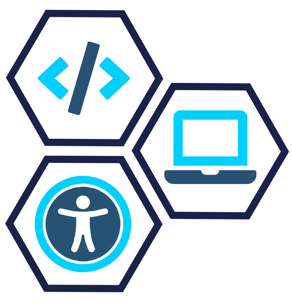 Accessible coding icons.